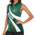Custom Bolivia Football Women Sleeveless Polo Shirt La Verde Sporty Curves Style - Wonder Print Shop