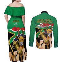 South Africa Special Holiday Couples Matching Off Shoulder Maxi Dress and Long Sleeve Button Shirt Springboks Champions Celebration Rugby Is My Soul - Wonder Print Shop