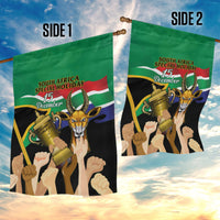 South Africa Special Holiday Garden Flag Springboks Champions Celebration Rugby Is My Soul - Wonder Print Shop
