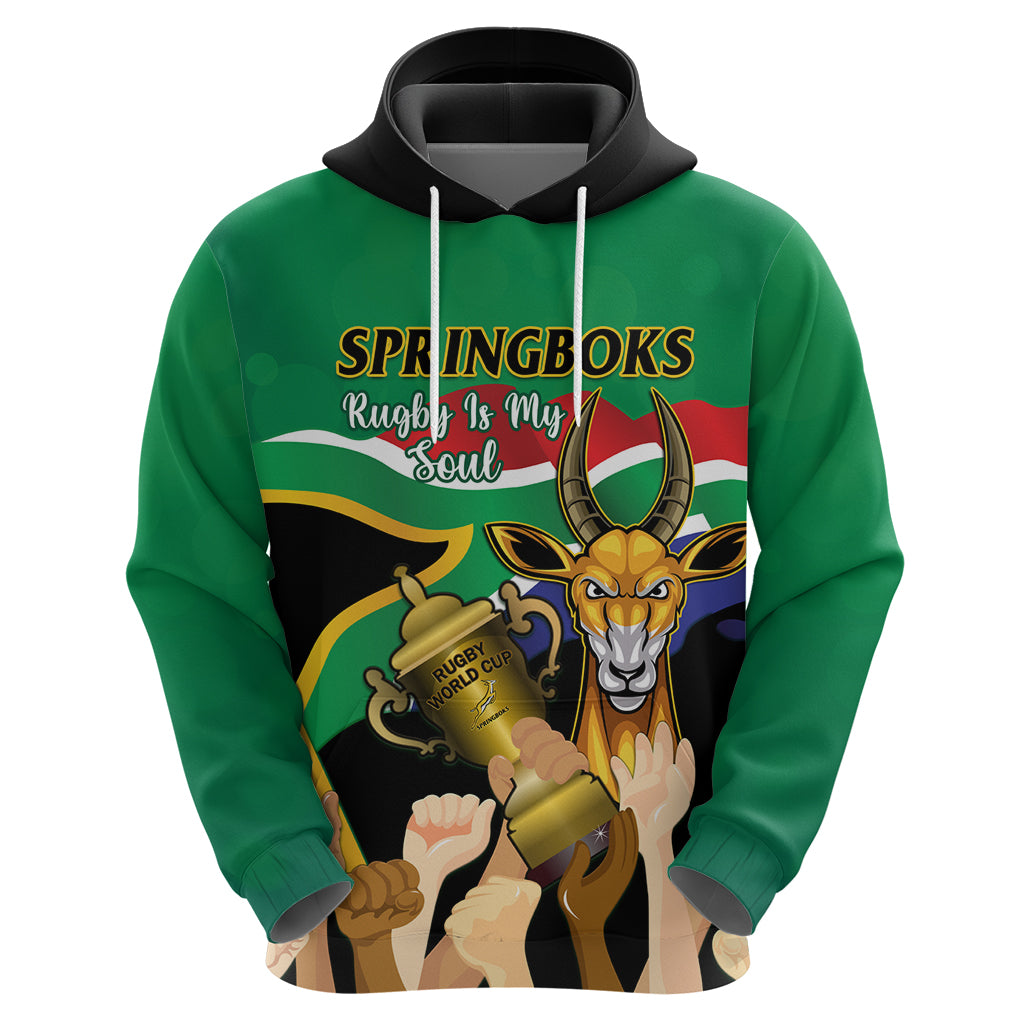 South Africa Special Holiday Hoodie Springboks Champions Celebration Rugby Is My Soul - Wonder Print Shop