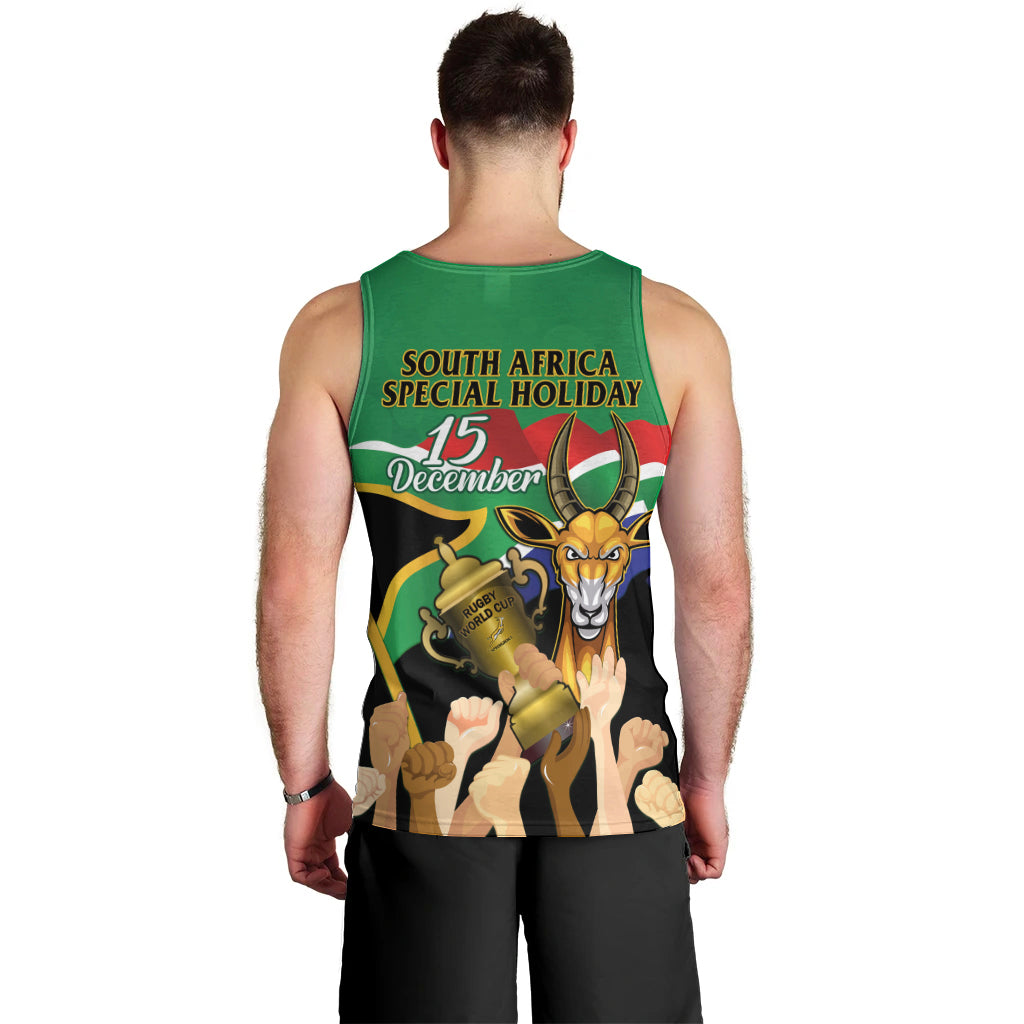 South Africa Special Holiday Men Tank Top Springboks Champions Celebration Rugby Is My Soul - Wonder Print Shop