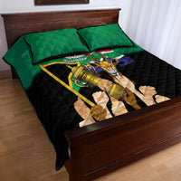 South Africa Special Holiday Quilt Bed Set Springboks Champions Celebration Rugby Is My Soul - Wonder Print Shop