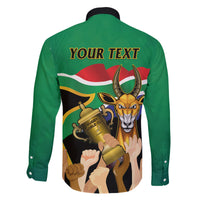 Personalised South Africa Special Holiday Family Matching Long Sleeve Bodycon Dress and Hawaiian Shirt Springboks Champions Celebration Rugby Is My Soul - Wonder Print Shop