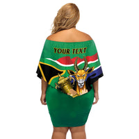 Personalised South Africa Special Holiday Family Matching Off Shoulder Short Dress and Hawaiian Shirt Springboks Champions Celebration Rugby Is My Soul - Wonder Print Shop