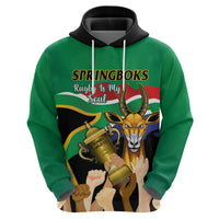 Personalised South Africa Special Holiday Hoodie Springboks Champions Celebration Rugby Is My Soul - Wonder Print Shop
