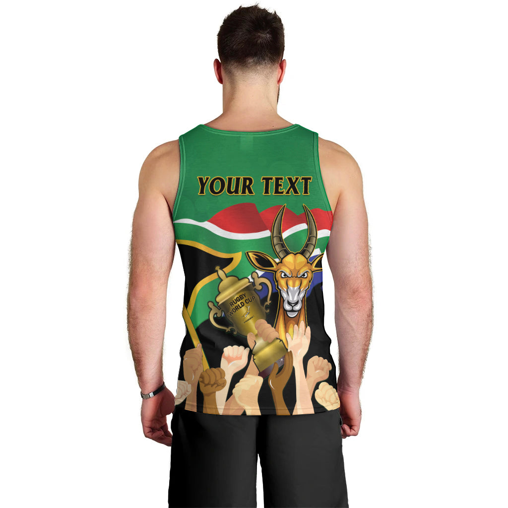Personalised South Africa Special Holiday Men Tank Top Springboks Champions Celebration Rugby Is My Soul - Wonder Print Shop