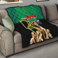 Personalised South Africa Special Holiday Quilt Springboks Champions Celebration Rugby Is My Soul - Wonder Print Shop