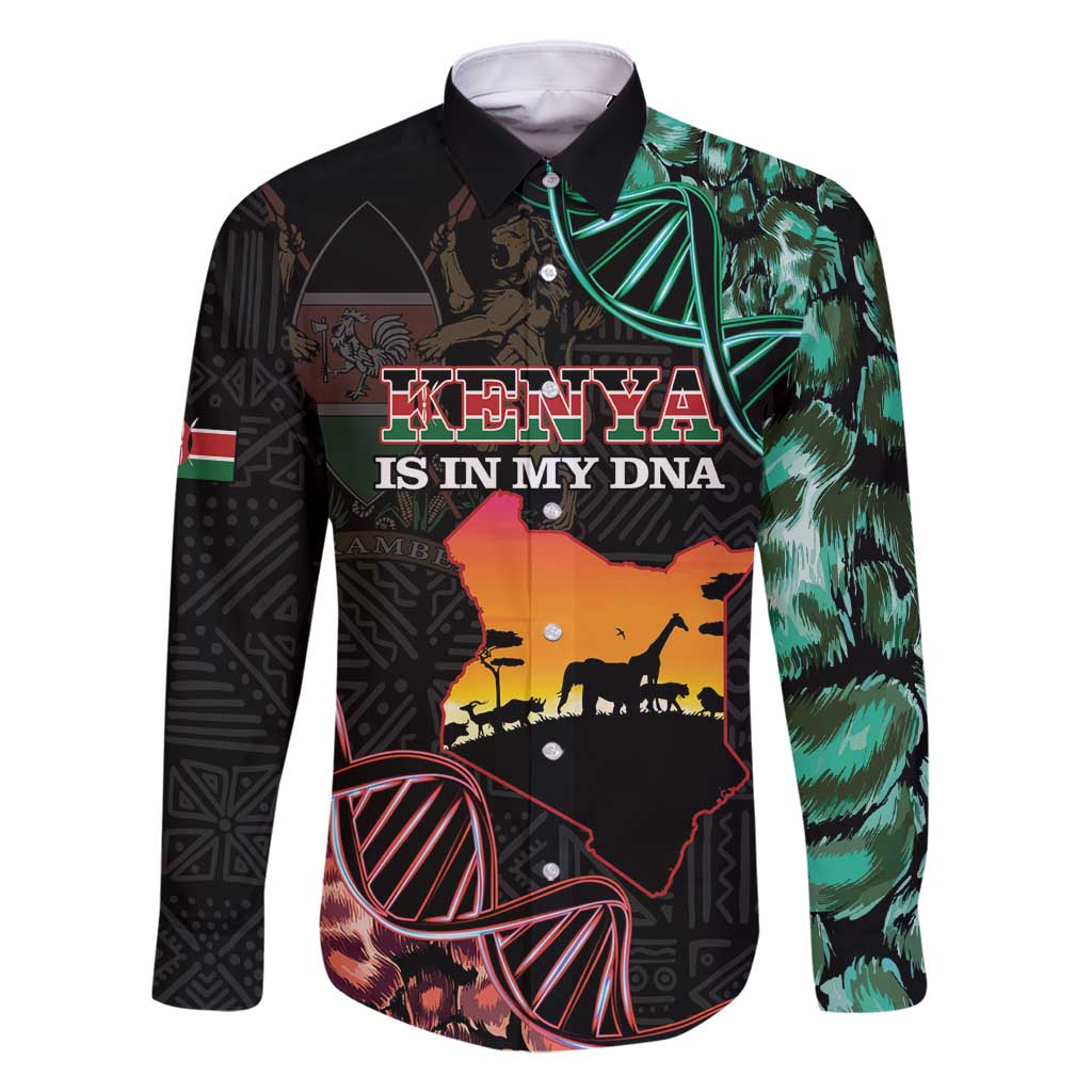 Kenya Is In My DNA Family Matching Mermaid Dress and Hawaiian Shirt Kenyan Map Happy Jamhuri Day - Wonder Print Shop