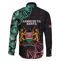 Kenya Is In My DNA Family Matching Short Sleeve Bodycon Dress and Hawaiian Shirt Kenyan Map Happy Jamhuri Day - Wonder Print Shop