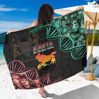 Kenya Is In My DNA Sarong Kenyan Map Happy Jamhuri Day - Wonder Print Shop