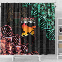 Kenya Is In My DNA Shower Curtain Kenyan Map Happy Jamhuri Day