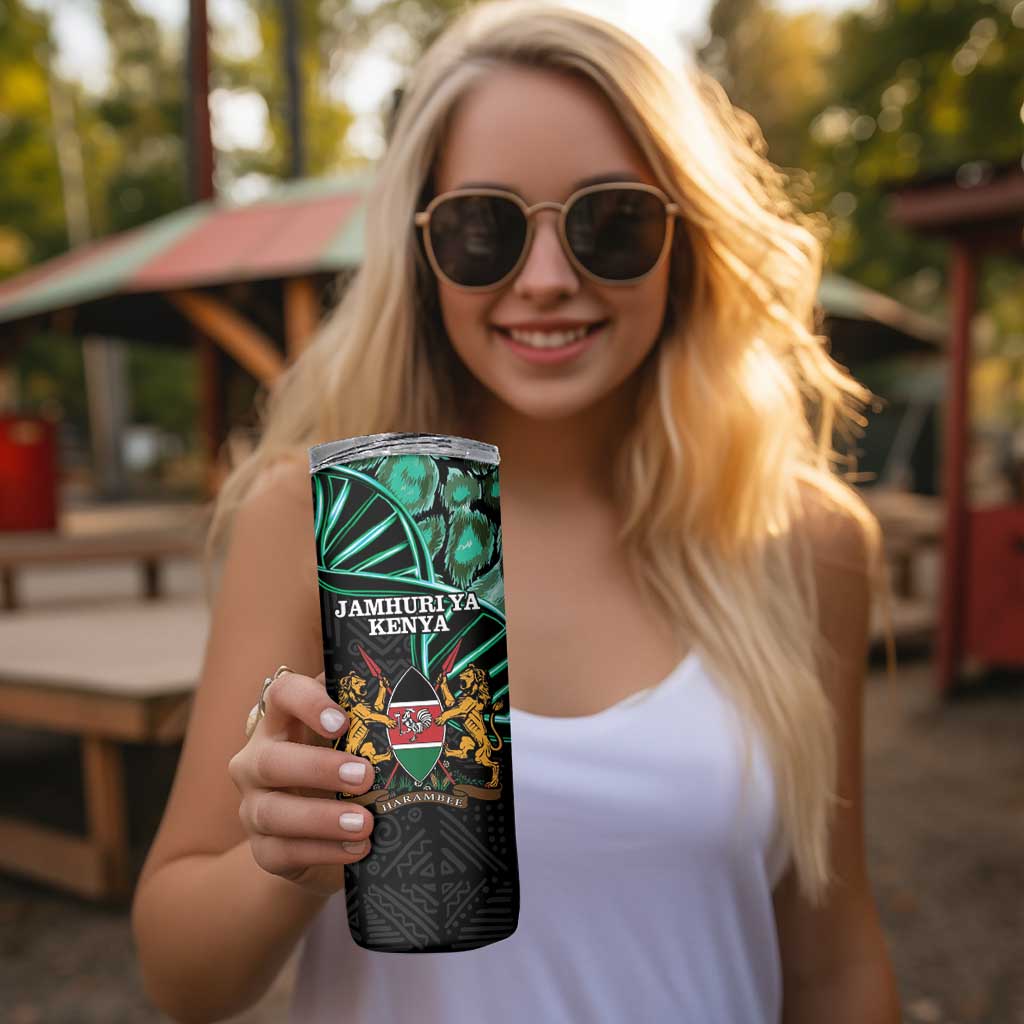 Kenya Is In My DNA Skinny Tumbler Kenyan Map Happy Jamhuri Day - Wonder Print Shop