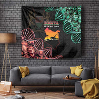Kenya Is In My DNA Tapestry Kenyan Map Happy Jamhuri Day - Wonder Print Shop