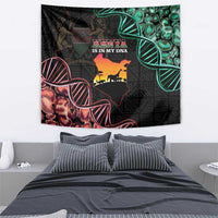 Kenya Is In My DNA Tapestry Kenyan Map Happy Jamhuri Day - Wonder Print Shop
