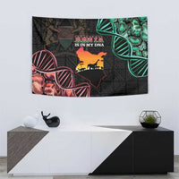 Kenya Is In My DNA Tapestry Kenyan Map Happy Jamhuri Day - Wonder Print Shop