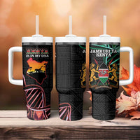 Kenya Is In My DNA Tumbler With Handle Kenyan Map Happy Jamhuri Day - Wonder Print Shop