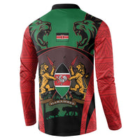 Proud Kenya 254 Button Sweatshirt Kenyan Safari Animals - Wonder Print Shop