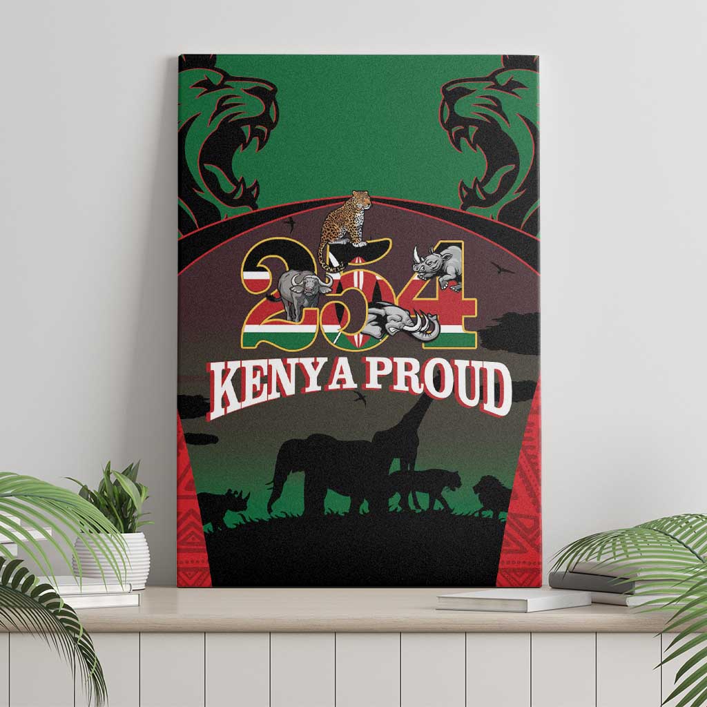 Proud Kenya 254 Canvas Wall Art Kenyan Safari Animals - Wonder Print Shop