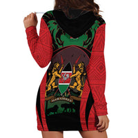 Proud Kenya 254 Hoodie Dress Kenyan Safari Animals - Wonder Print Shop
