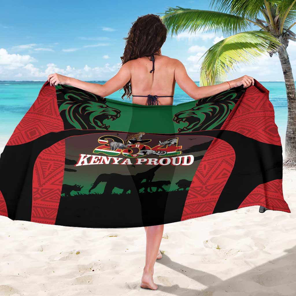 Proud Kenya 254 Sarong Kenyan Safari Animals - Wonder Print Shop