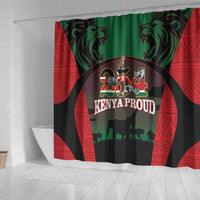 Proud Kenya 254 Shower Curtain Kenyan Safari Animals