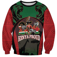 Proud Kenya 254 Sweatshirt Kenyan Safari Animals - Wonder Print Shop