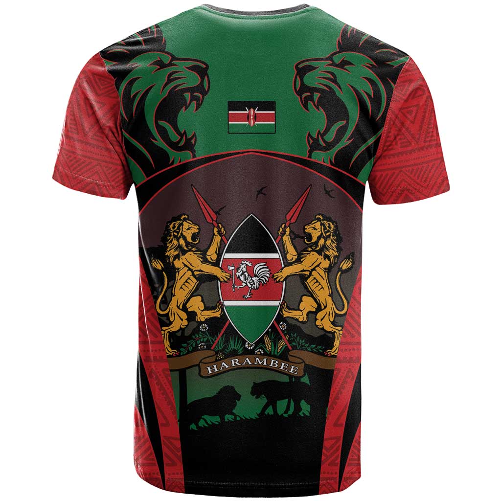Proud Kenya 254 T Shirt Kenyan Safari Animals - Wonder Print Shop