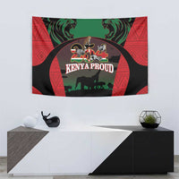 Proud Kenya 254 Tapestry Kenyan Safari Animals - Wonder Print Shop
