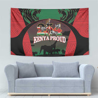 Proud Kenya 254 Tapestry Kenyan Safari Animals - Wonder Print Shop