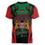 Proud Kenya 254 Women V-Neck T-Shirt Kenyan Safari Animals - Wonder Print Shop