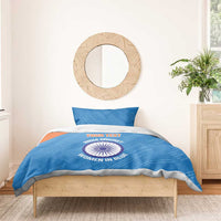 Custom India Cricket Bedding Set Go Women In Blue - Wonder Print Shop