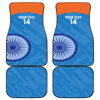 Custom India Cricket Car Mats Go Women In Blue - Wonder Print Shop