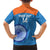Custom India Cricket Family Matching Short Sleeve Bodycon Dress and Hawaiian Shirt Go Women In Blue - Wonder Print Shop