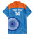 Custom India Cricket Family Matching Short Sleeve Bodycon Dress and Hawaiian Shirt Go Women In Blue - Wonder Print Shop