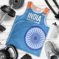 Custom India Cricket Men Tank Top Go Women In Blue - Wonder Print Shop