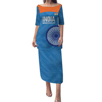 Custom India Cricket Puletasi Go Women In Blue - Wonder Print Shop