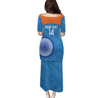 Custom India Cricket Puletasi Go Women In Blue - Wonder Print Shop