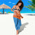 Custom India Cricket Sarong Go Women In Blue - Wonder Print Shop