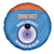 Custom India Cricket Spare Tire Cover Go Women In Blue - Wonder Print Shop