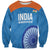 Custom India Cricket Sweatshirt Go Women In Blue - Wonder Print Shop