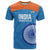 Custom India Cricket T Shirt Go Women In Blue - Wonder Print Shop