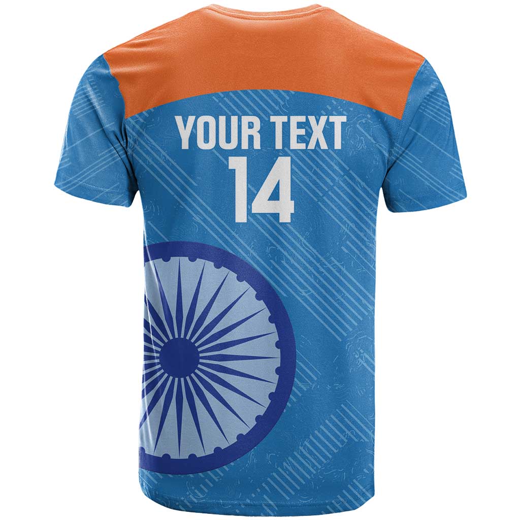 Custom India Cricket T Shirt Go Women In Blue - Wonder Print Shop