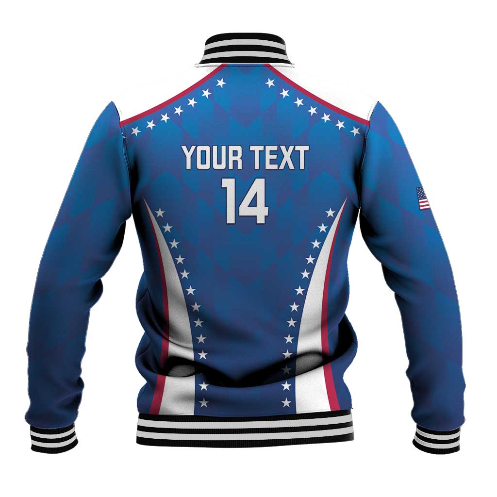 Custom USA 2025 Volleyball Baseball Jacket Sporty Style