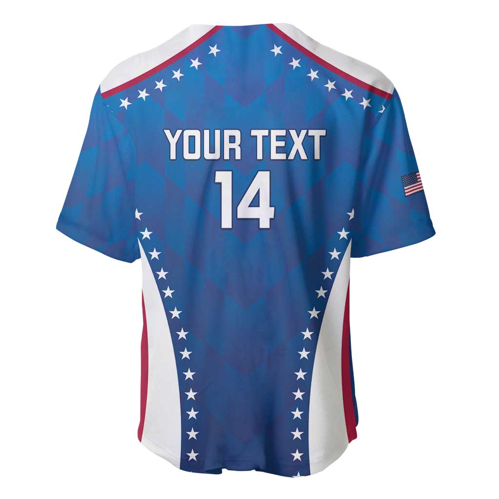 Custom USA 2025 Volleyball Baseball Jersey Sporty Style
