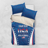 Custom USA 2025 Volleyball Bedding Set Sporty Style