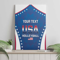 Custom USA 2025 Volleyball Canvas Wall Art Sporty Style