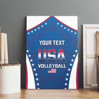 Custom USA 2025 Volleyball Canvas Wall Art Sporty Style