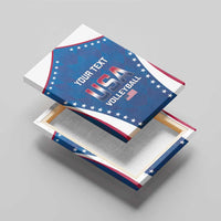 Custom USA 2025 Volleyball Canvas Wall Art Sporty Style