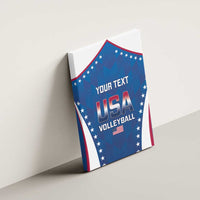 Custom USA 2025 Volleyball Canvas Wall Art Sporty Style