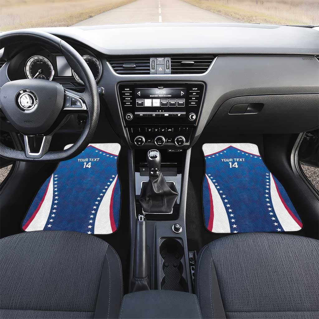 Custom USA 2025 Volleyball Car Mats Sporty Style